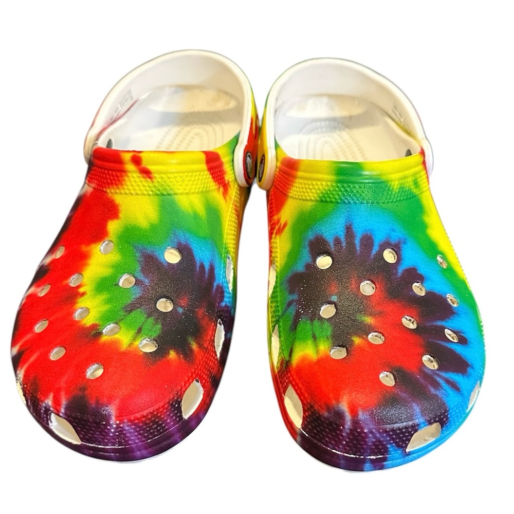 Tie Dye Crocs Women’s size 10